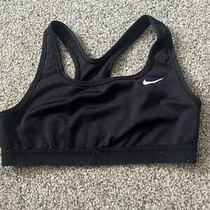 Black Nike sports bra